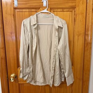 Abercrombie & Fitch Tan Trench Coat